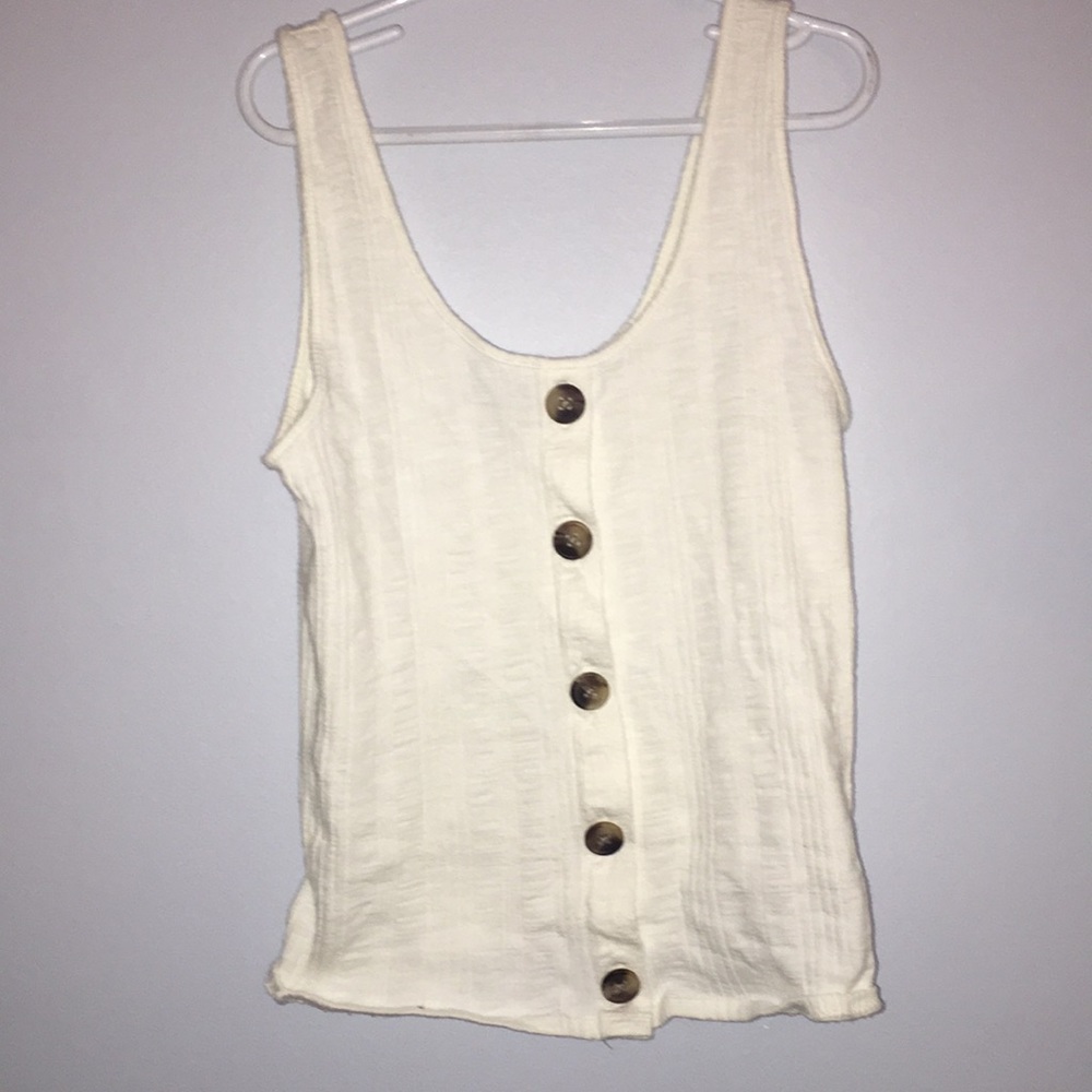 American Eagle Button Down Tank Top